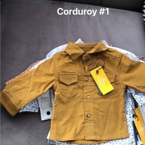 BUNDLE 3-6M boys long sleeve shirts
